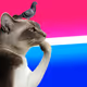 Thinking Cat #1659