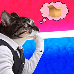 Thinking Cat #5185