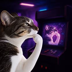 Thinking Cat #5892