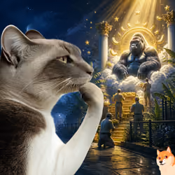 Thinking Cat #5182