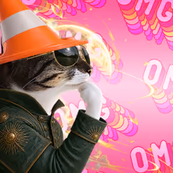 Thinking Cat #7314