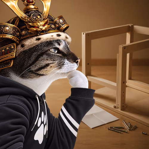 Thinking Cat #7132
