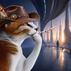 Thinking Cat #9360