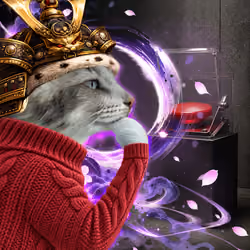 Thinking Cat #673