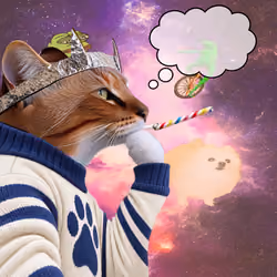 Thinking Cat #9232