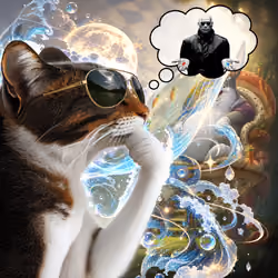 Thinking Cat #5908