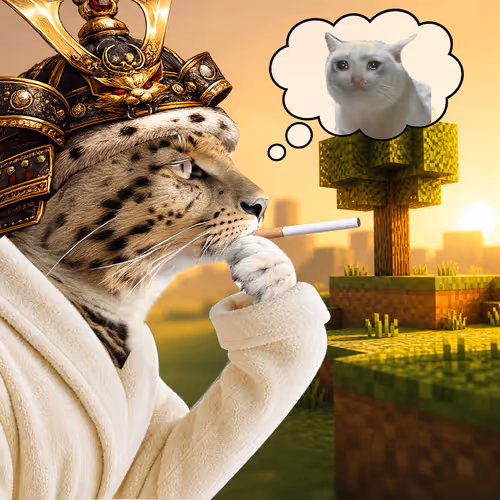 Thinking Cat #9309