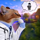 Thinking Cat #1146