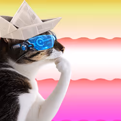 Thinking Cat #128