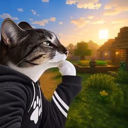 Thinking Cat #5502