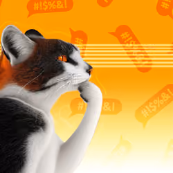 Thinking Cat #8262