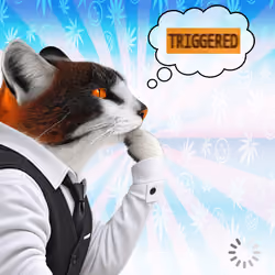 Thinking Cat #879