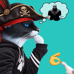 Thinking Cat #2751