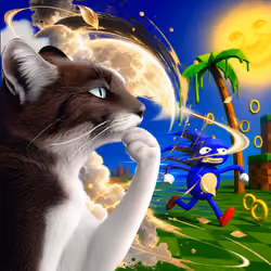 Thinking Cat #9341