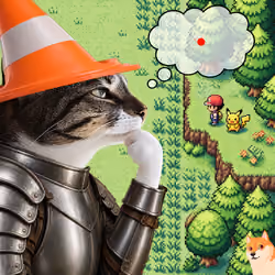 Thinking Cat #9991
