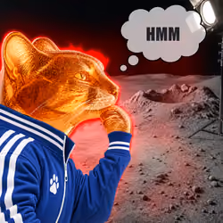 Thinking Cat #5547