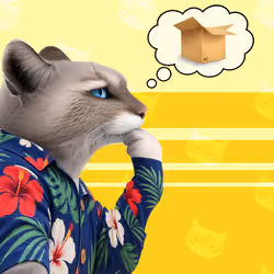 Thinking Cat #7684