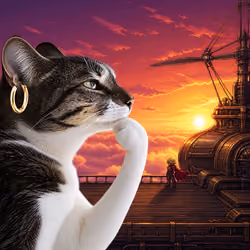 Thinking Cat #8470