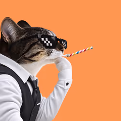 Thinking Cat #7159