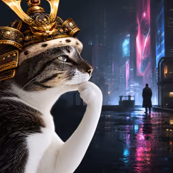 Thinking Cat #4979