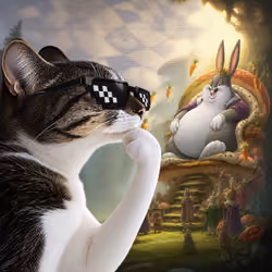 Thinking Cat #422