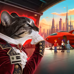 Thinking Cat #4804