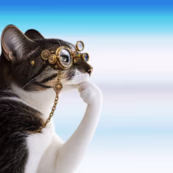 Thinking Cat #508