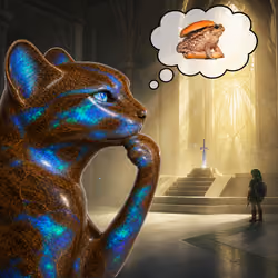 Thinking Cat #592