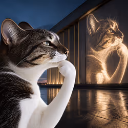 Thinking Cat #5322
