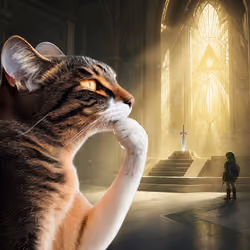 Thinking Cat #5382