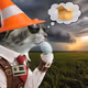 Thinking Cat #581