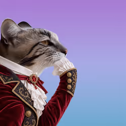 Thinking Cat #6030