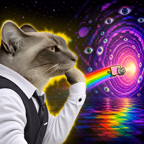 Thinking Cat #9218