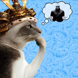 Thinking Cat #2696