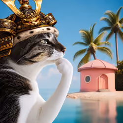 Thinking Cat #5890