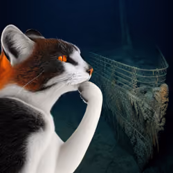 Thinking Cat #6265