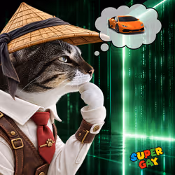Thinking Cat #6241