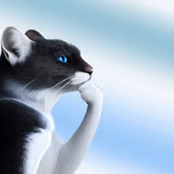 Thinking Cat #2333