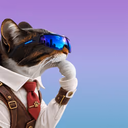 Thinking Cat #2624