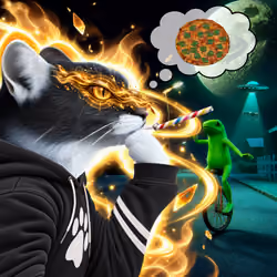 Thinking Cat #493