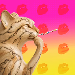 Thinking Cat #7090