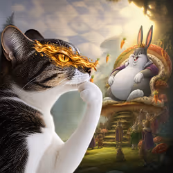 Thinking Cat #6936