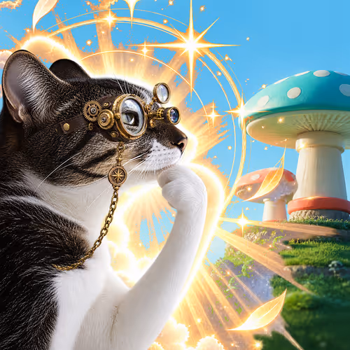 Thinking Cat #9669