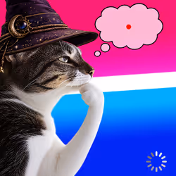 Thinking Cat #8617
