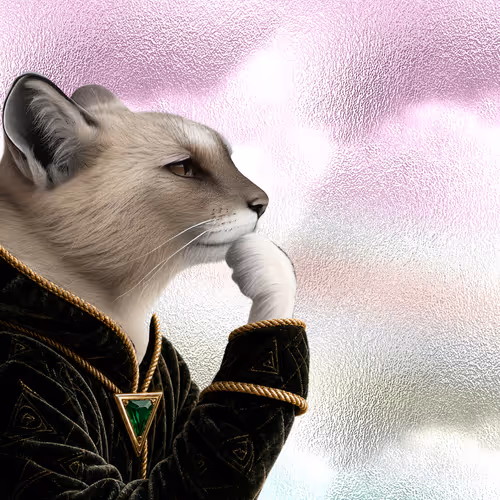 Thinking Cat #8950
