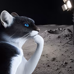 Thinking Cat #2705