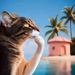 Thinking Cat #8737