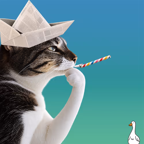 Thinking Cat #1144