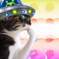 Thinking Cat #5098