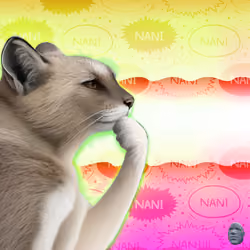 Thinking Cat #2398